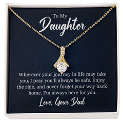 Alluring Beauty Necklace - To My Daughter (Your Journey)