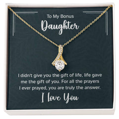 Alluring Beauty Necklace - To My Bonus Daughter