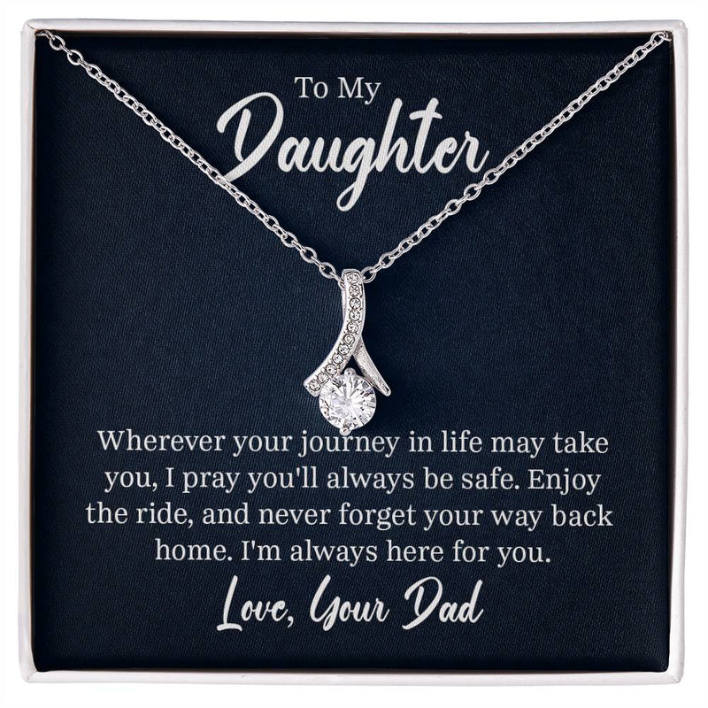 Alluring Beauty Necklace - To My Daughter (Your Journey)