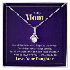 Alluring Beauty Necklace - To My Mom (Thank You)