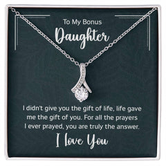 Alluring Beauty Necklace - To My Bonus Daughter
