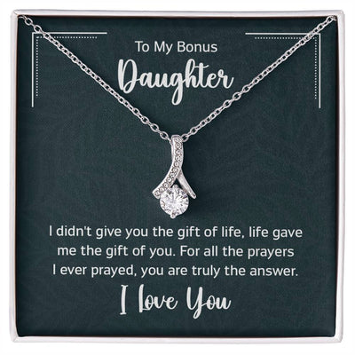 Alluring Beauty Necklace - To My Bonus Daughter