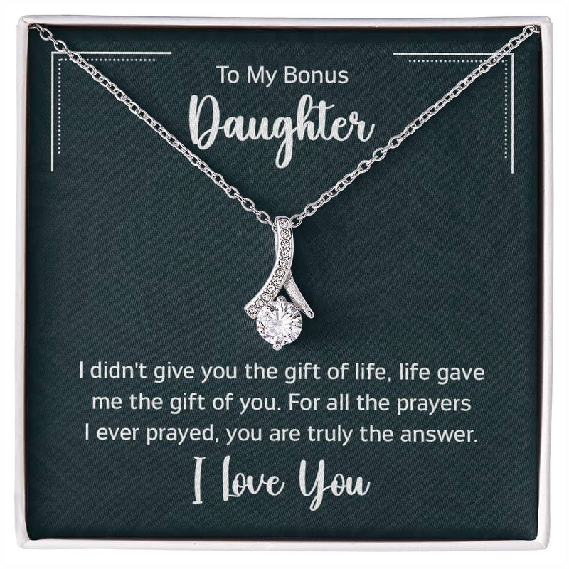 Alluring Beauty Necklace - To My Bonus Daughter