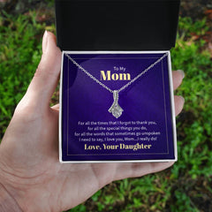 Alluring Beauty Necklace - To My Mom (Thank You)