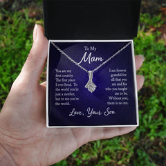 Alluring Beauty Necklace - To My Mom (First Home)