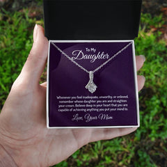 Alluring Beauty Necklace - To My Daughter (You Are Enough)