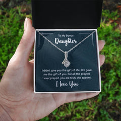 Alluring Beauty Necklace - To My Bonus Daughter