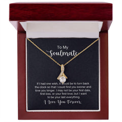 Alluring Beauty Necklace - To My Soulmate (One Wish)