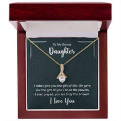 Alluring Beauty Necklace - To My Bonus Daughter