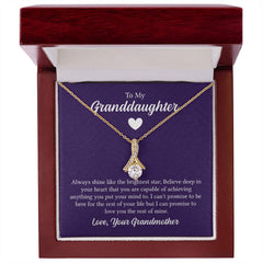 Alluring Beauty Necklace - To My Granddaughter