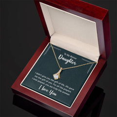 Alluring Beauty Necklace - To My Bonus Daughter