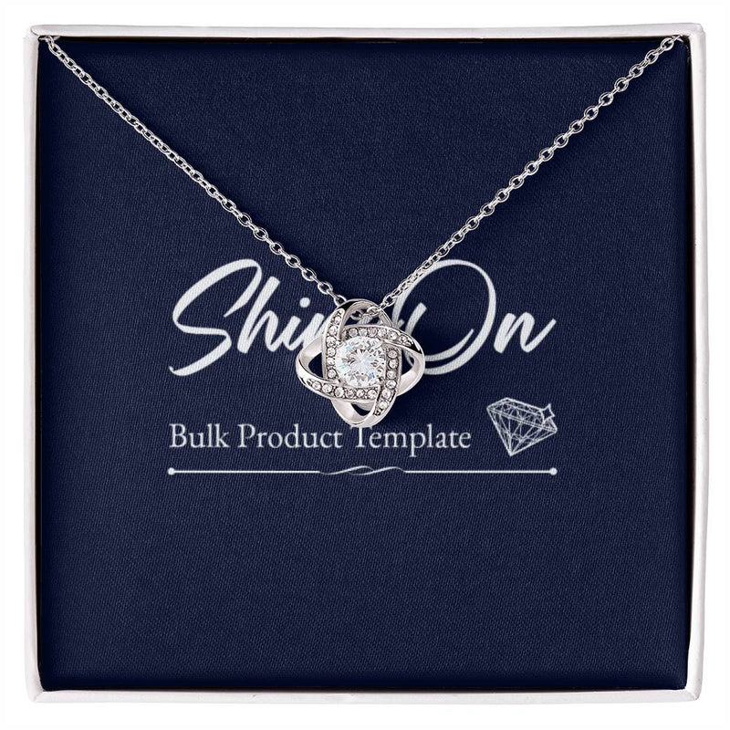 Love Knot Necklace - Eternal Embrace