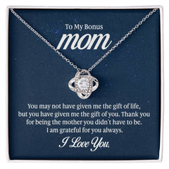 Love Knot Necklace - To My Mom (Chosen Family)