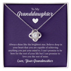 Love Knot Necklace - To My Granddaughter