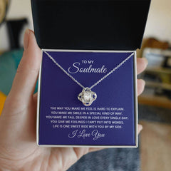 Love Knot Necklace - To My Soulmate (How You Make Me Feel)