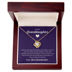 Love Knot Necklace - To My Granddaughter