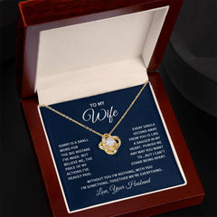 Love Knot Necklace - To My Wife (Sorry)