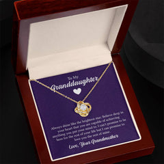 Love Knot Necklace - To My Granddaughter