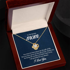 Love Knot Necklace - To My Mom (Chosen Family)