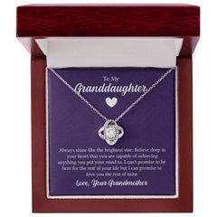 Love Knot Necklace - To My Granddaughter