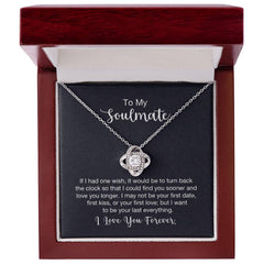 Love Knot Necklace - To My Soulmate (One Wish)
