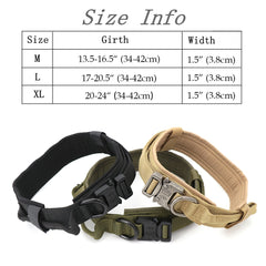 Heavy-Duty Nylon Dog Collar with Handle